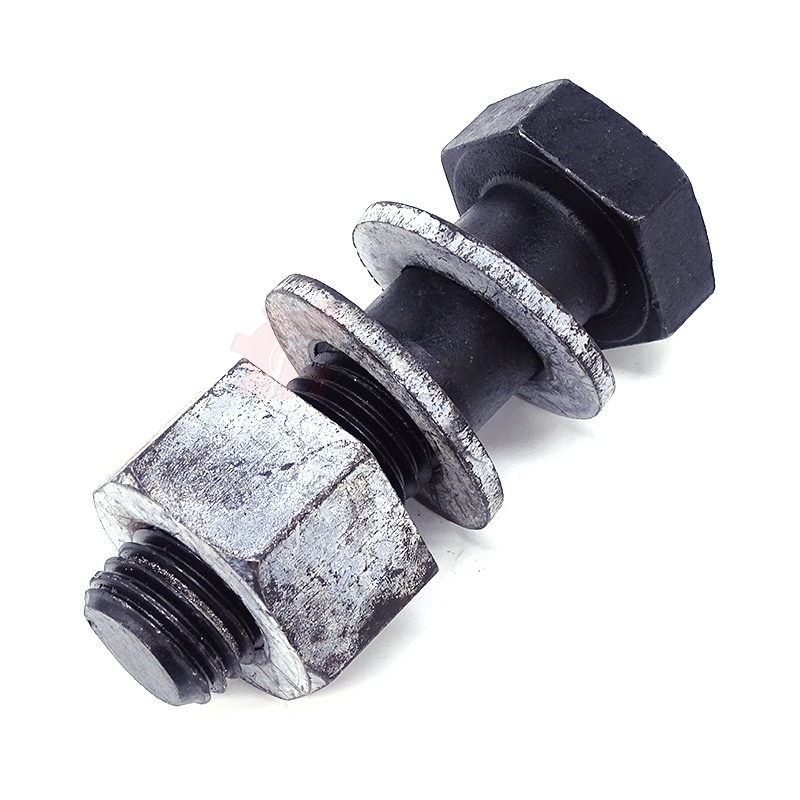High Strength Carbon Steel Hex Bolts Nuts Hot Dip Galvanized