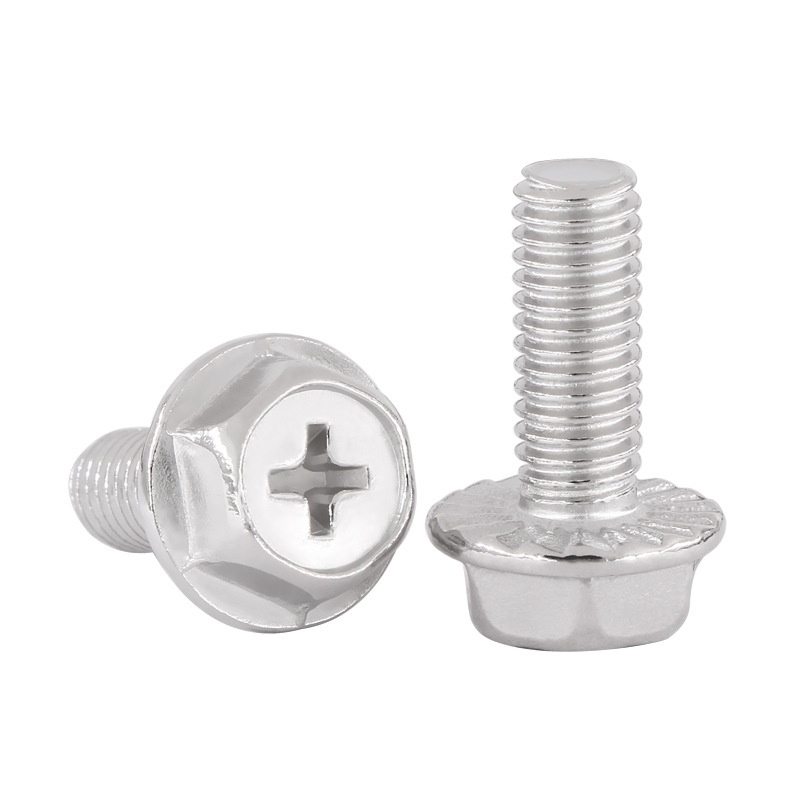 Nylon Patch Bolts Heavy Duty Hex Flange Bolt