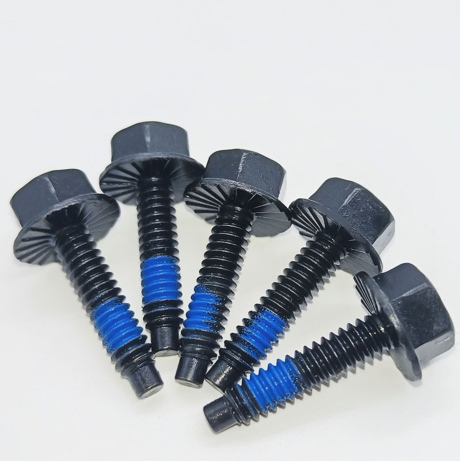 Dacromet Motorcycle Carbon Steel Hex Flange Bolts