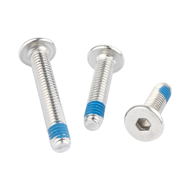 Carbon Steel Nylon Patch Socket Flat Head Cap Bolt