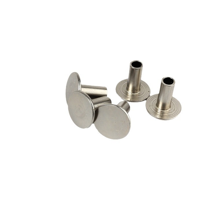Stainless Steel Carbon Steel Large Flange Semi-Tubular Hollow Rivets