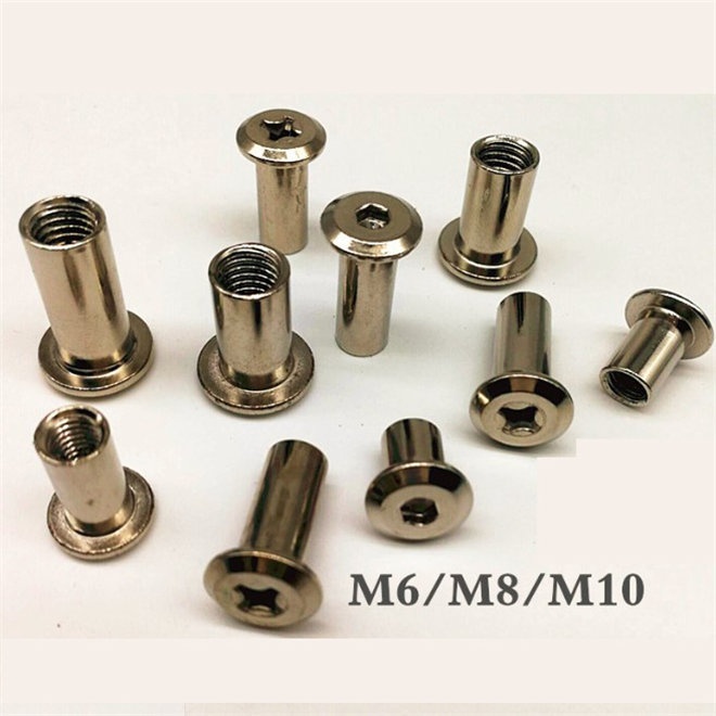 Hex Socket Sleeve Barrel Nut Furniture Connector binding nuts