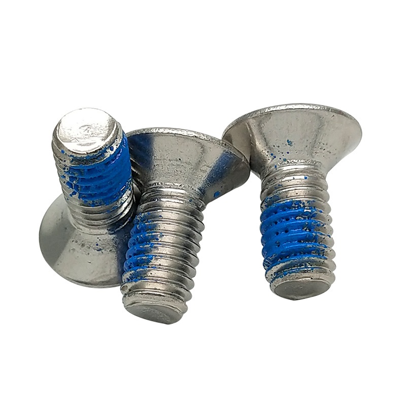 M1.6 Nylon Patch Machine Screw with Carbon Steel 304 Stainless Steel ...