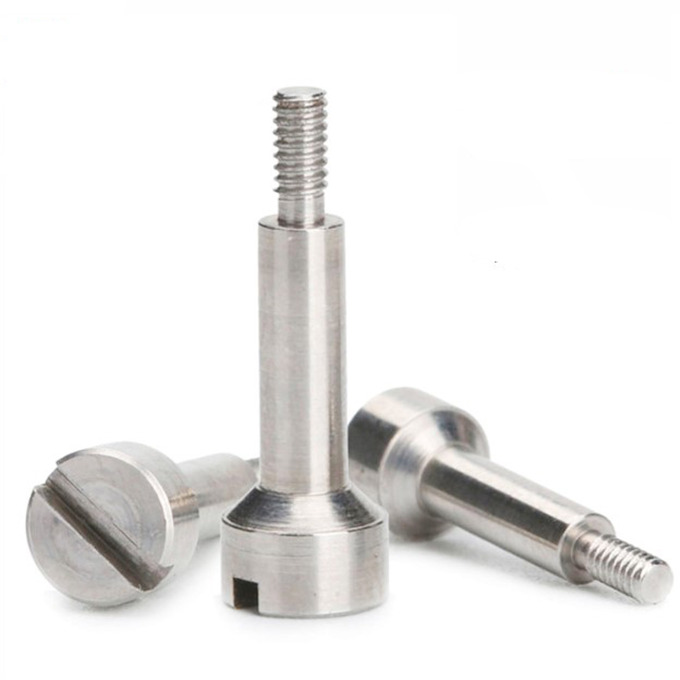 SS 304 m2 m3 Slotted pan head flat head socket slotted step shoulder screw