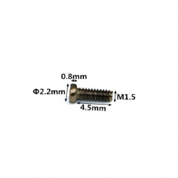 304 Stainless steel M1.6 Flat cross Head sus316 micro Self Tapping Screw electronic Thin Wafer Head Screws