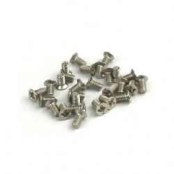304 Stainless Steel SS304 SS316 M0.8 M1 M1.2 Micro Laptop Screw Pan Head Self-tapping Electronic Small Screws
