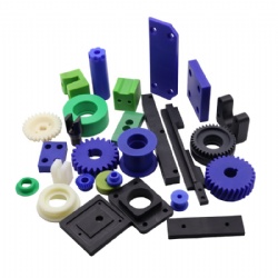 CNC Milling PA66 POM Plastic Parts PMMA machine parts with Wire EDM & Drilling Molding Extruded Bushing