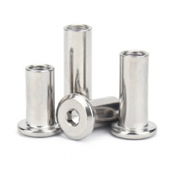 Chicago Screw Hex Socket Flat Head Sleeve Barrel Nut