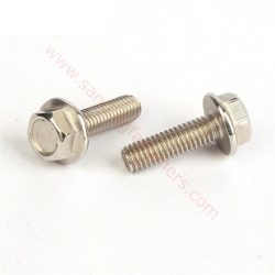 din6921 stainless steel hex flange bolt