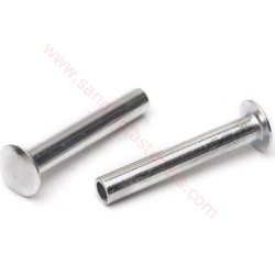 Wholesale flat head Half Hollow rivets Semi Tubular Rivet