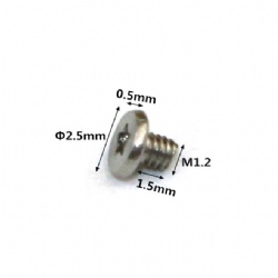 304 Stainless Steel Micro Mini Eyeglass Screw for Watch Computer Nose Pad Miniature Screw