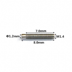 Micro Spectacle Screws M1 M0.8 M0.6 SS304 SS316 304 Stainless Steel Carbon Steel Mini Screw for Glasses Watches Metric