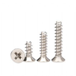 Small Flat Head Micro Tapping Screw Carbon Steel 304 Thread Locker for Watch & Computer Use