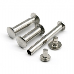 Connector Screws Stainless Steel Black Furniture rivets Mini Chicago Book Binding Screw Belt Buckle rivet Button for Leather