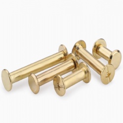 Connector Screws 304 Stainless Steel Black Furniture rivet Belt Buckle Bolts Chicago Binding Screw for Albums Silver Booking