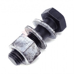 High Strength Carbon Steel Hex Bolts Nuts Hot Dip Galvanized
