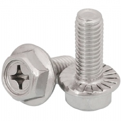 Nylon Patch Bolts Heavy Duty Hex Flange Bolt