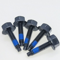 Dacromet Motorcycle Carbon Steel Hex Flange Bolts