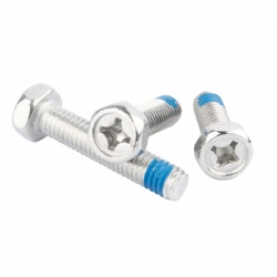 Blue Anti-Loosening Nyloc Patch Lock Self-Locking Machine Grub Screws