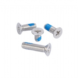 Blue Anti-Loosening Nyloc Patch Lock Self-Locking Machine Grub Screws