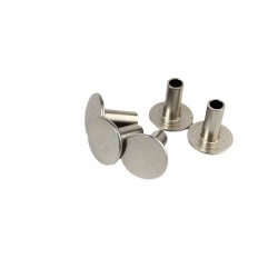 Stainless Steel Carbon Steel Large Flange Semi-Tubular Hollow Rivets