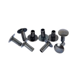 Stainless Steel Carbon Steel Large Flange Semi-Tubular Hollow Rivets