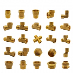 Brass BSP NPT hydraulic plumbing pipes and fittings